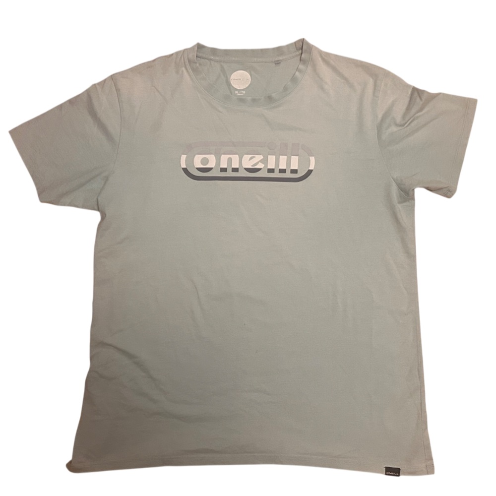 Y2K Vintage O'Neill Light Blue Logo Men's XL T-Shirt